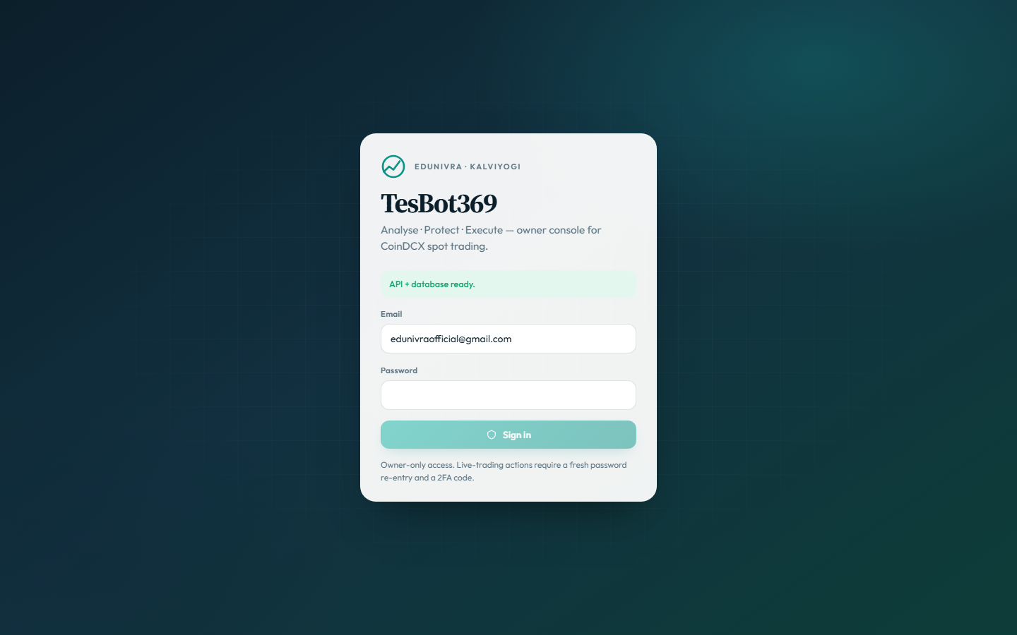 Bot369 original website preview