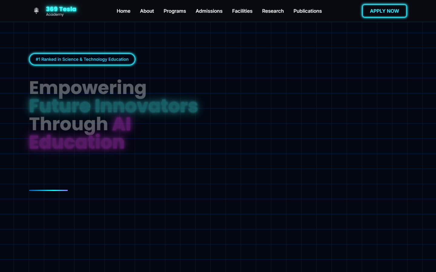Tesla 369 original website preview